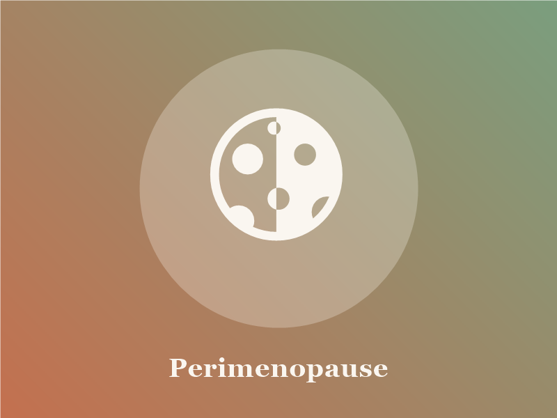 Perimenopause — hormonal transition illustration